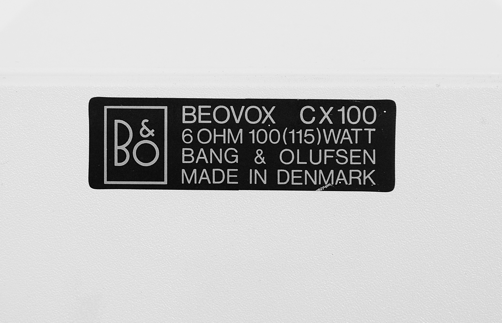 Bang&Olufsen. Beovox CX 100