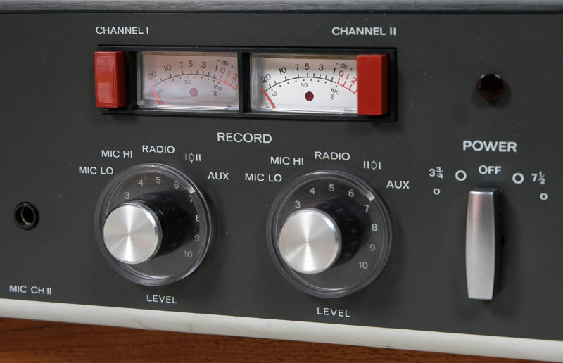 Revox A77 MK III reel-to-reel tape recorder.