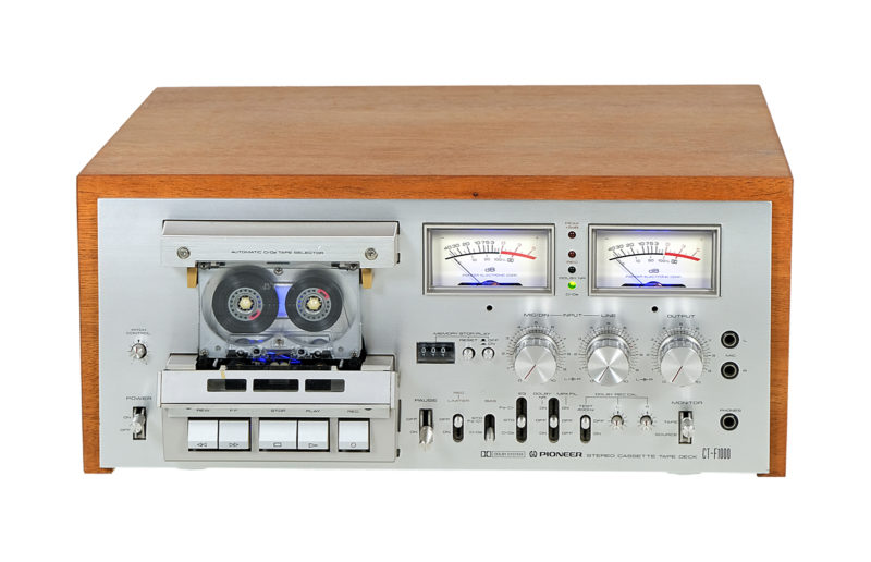 Pioneer CT F1000 cassette deck, audio vintage