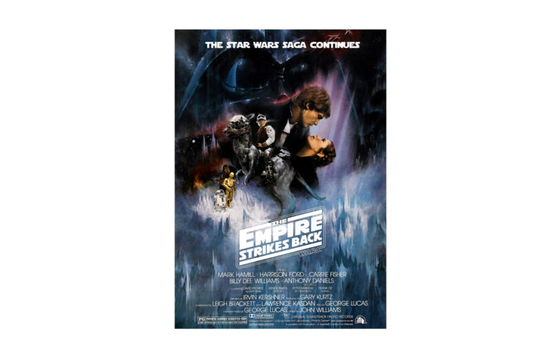 Star Wars. Empire strikes back film poster
