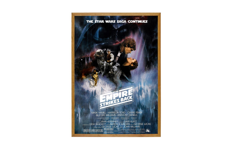 Star Wars. Empire strikes back film poster