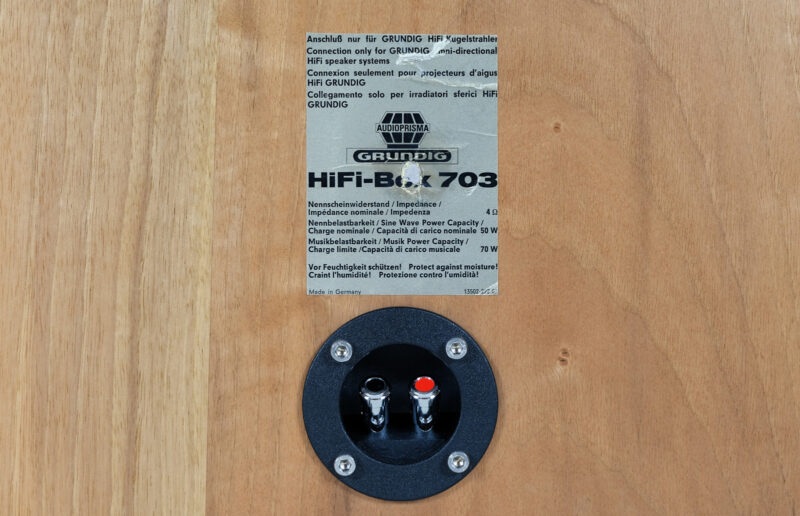 Grundig HiFi Box 703 Audioprisma, audio vintage. grundig box 703