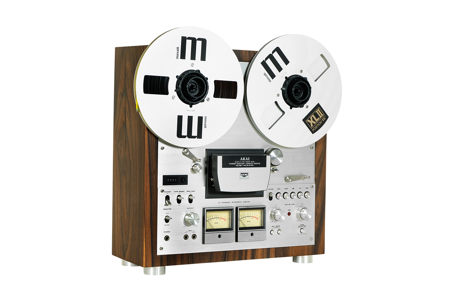 Akai GX 630D reel-to-reel tape recorder. Classic Vintage. Fully revitalized.
