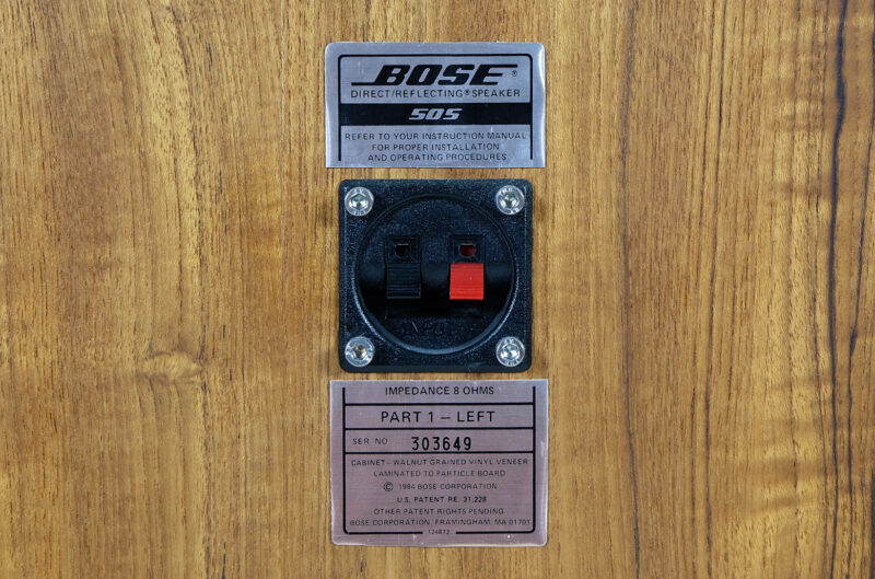 Bose 505, audio vintage